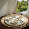 Handgefertigtes Keramik Deko-Set mit Schmuckschalen & Tablett – Maritime Wohnaccessoires