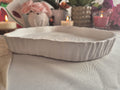 Premium Keramik Tablett Weiß – Handgemachte Deko Schale für Schmuck, Kerzen & Home Decor