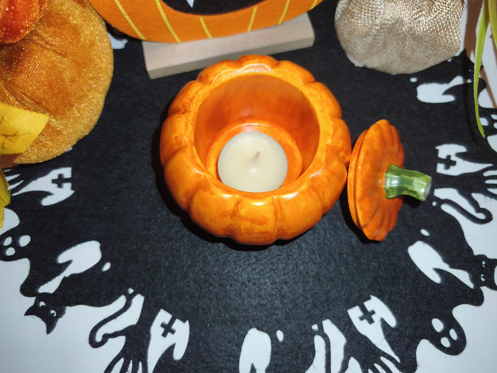 Kürbis Dose mit Deckel – Handgemachte Herbstdeko & Aufbewahrung