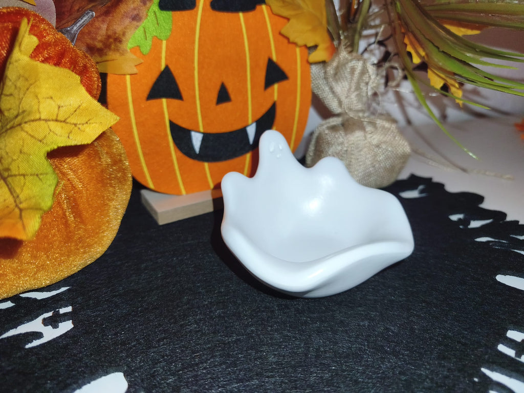 Halloween Geist Schmuckschale – Handgemachte Deko & Teelichthalter