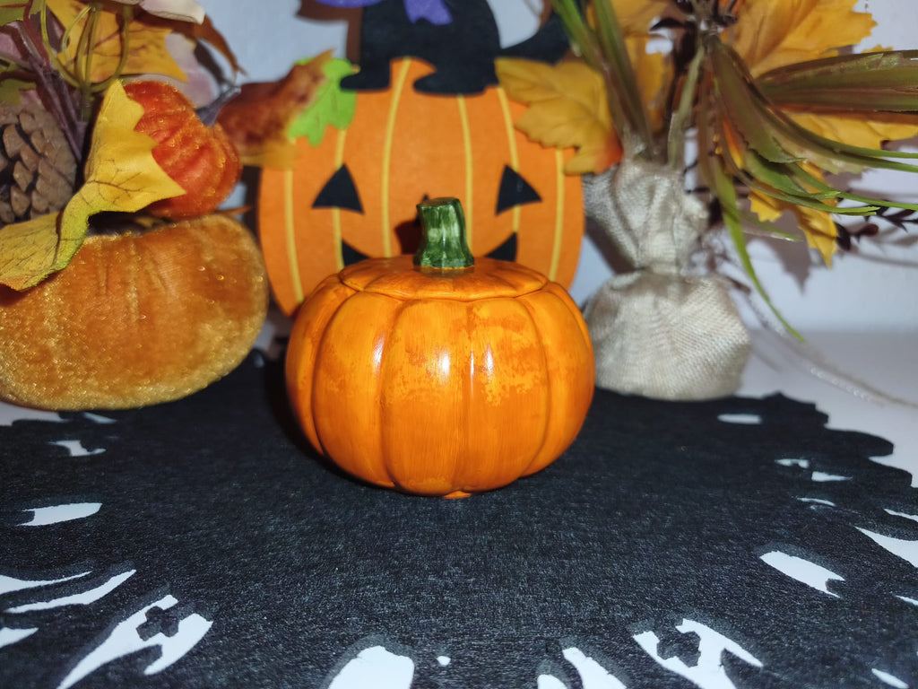 Kürbis Dose mit Deckel – Handgemachte Herbstdeko & Aufbewahrung