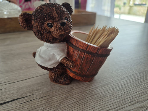Handbemalter Teddybär Blumentopf aus Keramik – süße Deko & Geschenkidee 🧸🌸