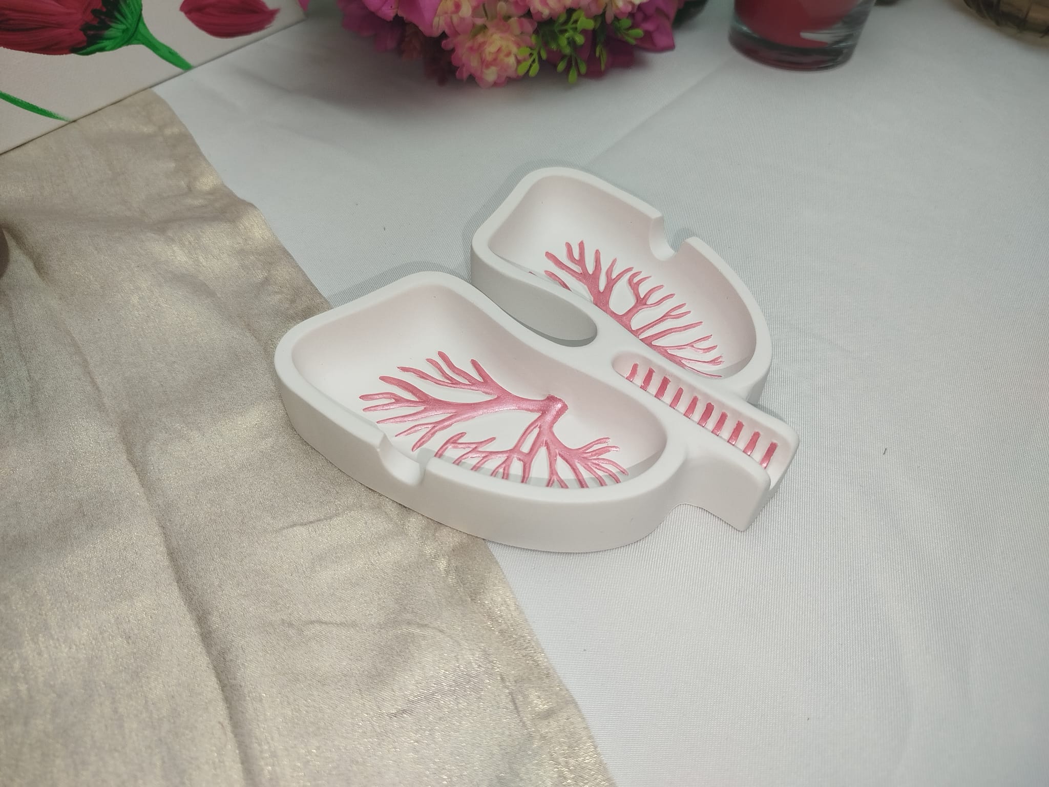 Keramik Aschenbecher Lunge handgemacht – Deko Geschenk einzigartig modern