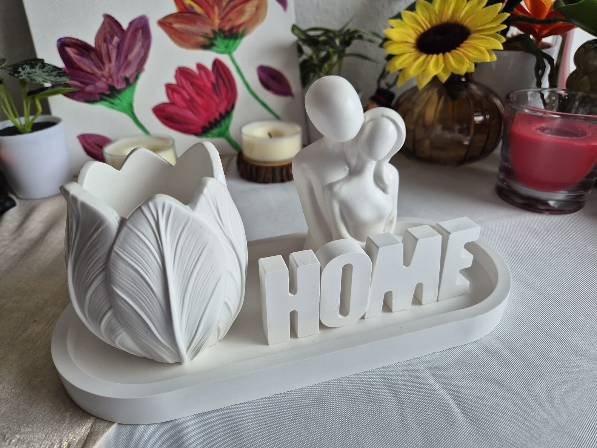 HOME – Handgefertigtes Deko Set mit Bedeutung | Liebe, Zuhause & Geborgenheit | AtelierMaya.de
